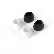 Комплект сменных насадок Lyambda E-PRO-S для Apple AirPods Pro Белый/Черный