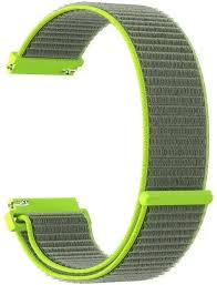 Универсальный ремешок из нейлона для часов 20 mm LYAMBDA VEGA DS-GN-03-20-2 Gray-green