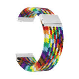 Универсальный плетеный нейлоновый ремешок для часов 20 mm LYAMBDA PLEIONE DSN-13-20-SC Seven Color