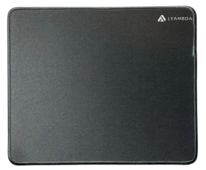 Коврик для компьютерной мыши Lyambda LMP черный, 360х300х3, ткань/резина