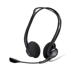 Гарнитура проводная Logitech 960 USB Headset [981-000100]