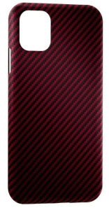 Чехол для iPhone 12 Pro Max ANNET MANCINI Сarbon Series (AM-12PROM-K-RD) Red Matte