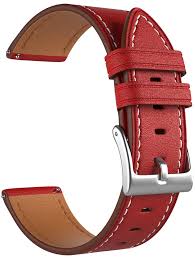 Универсальный кожаный ремешок для часов 22 mm LYAMBDA NEMBUS LWA-S41-22-RD Red
