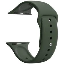 Силиконовый ремешок для Apple Watch 38/40/41 mm Lyambda Premium Altair DSJ-01-40-OL Olive