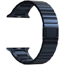 Ремешок из нержавеющей стали для Apple Watch 42/44/45/49 mm Lyambda Premium Canopus DSG-42-44-BL Blue