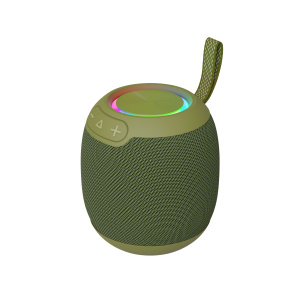 Портативная колонка с Bluetooth 5.3 и светодиодной подсветкой, 8Вт, LYAMBDA, оливковый [LBS201-OL]