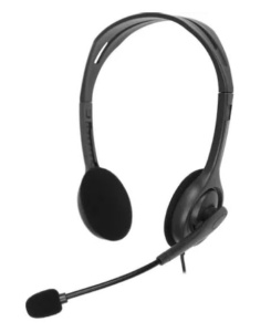 Гарнитура проводная Logitech H111 Stereo Headset Black [981-000594]