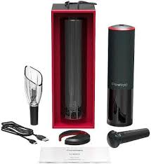 Автоматический винный штопор Prestigio Lugano, черный [PWO102BK]