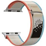 Нейлоновый ремешок для Apple Watch 38/40/41 mm Lyambda Premium Meleph DSN-26-40-16 Red/White/Blue