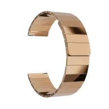 Универсальный ремешок из нержавеющей стали для часов 22 mm LYAMBDA CALLISTO DSG-21-22-RG Rose Gold