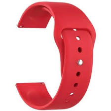Универсальный силиконовый ремешок для часов 22 mm LYAMBDA ALTAIR DSJ-01-05T-22-RD Red