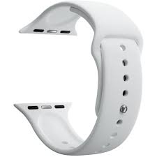 Силиконовый ремешок для Apple Watch 38/40/41 mm Lyambda Premium Altair DSJ-01-40-WH White